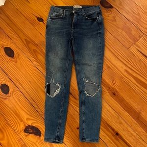 Free People Jeans - Lightly Worn - Faded with rips